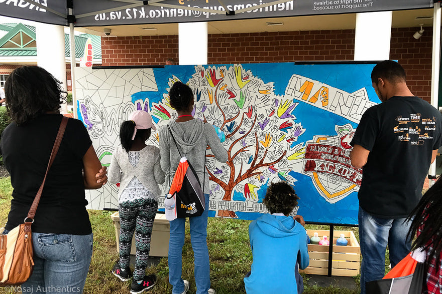 Kicking Off Engagement with ManUp Initiative and Henrico County Public Schools