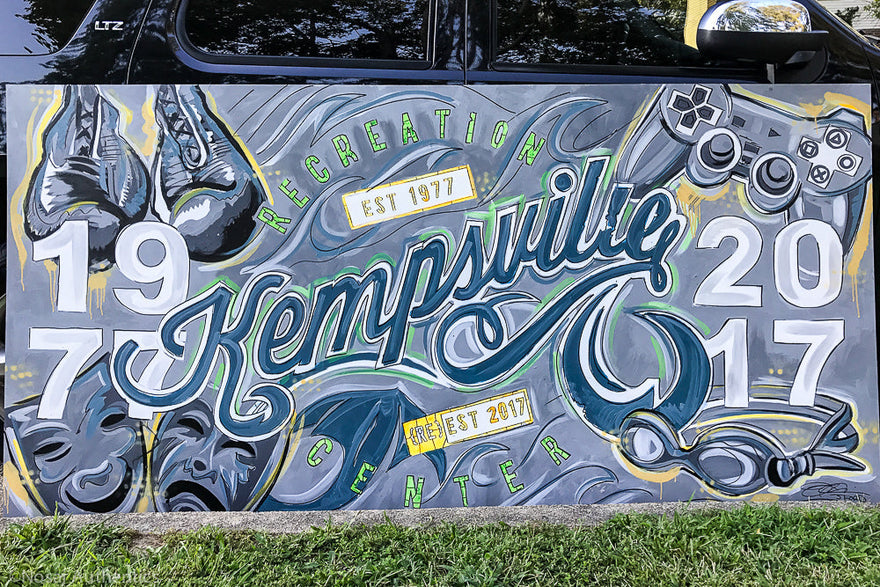 Paint by Numbers Experience at Kempsville Recreation Center Grand Opening