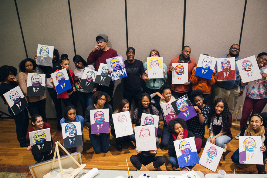 Celebrating the Life & Legacy of Martin Luther King Jr. w/ a few friends at VCU