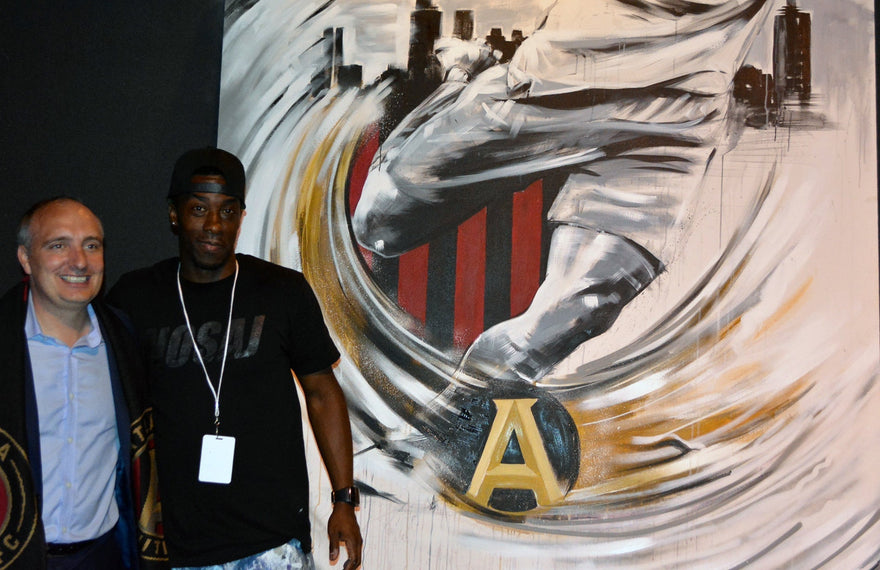 Live Painting at Atlanta United FC Launch Party