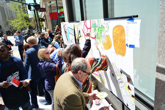 Painting Richmond ARTFUL | TEDxRVA x Nosaj Authentics