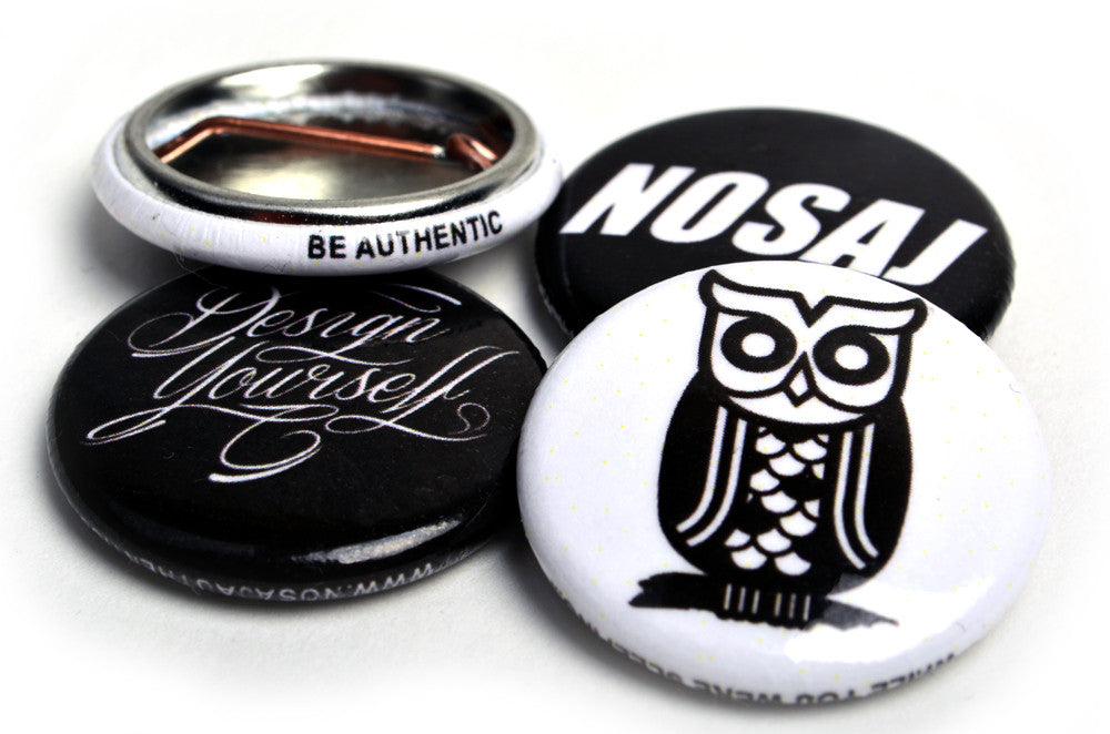Collectable Nosaj Buttons